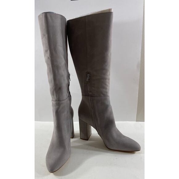 Steve Madden Grey Suede Knee High/Tall Boots Size 10 NWOB - Picture 1 of 11